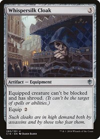 Whispersilk Cloak, Commander 2016