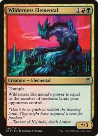 Wilderness Elemental, Commander 2016