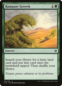Rampant Growth, Commander 2016