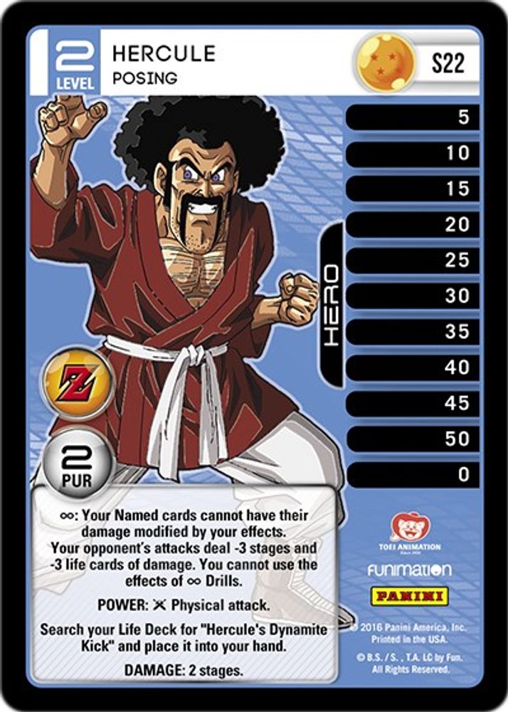 Hercule - Posing (High Tech Foil), Standard, front