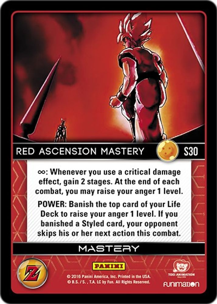 Red Ascension Mastery (High Tech Foil), Foil, front
