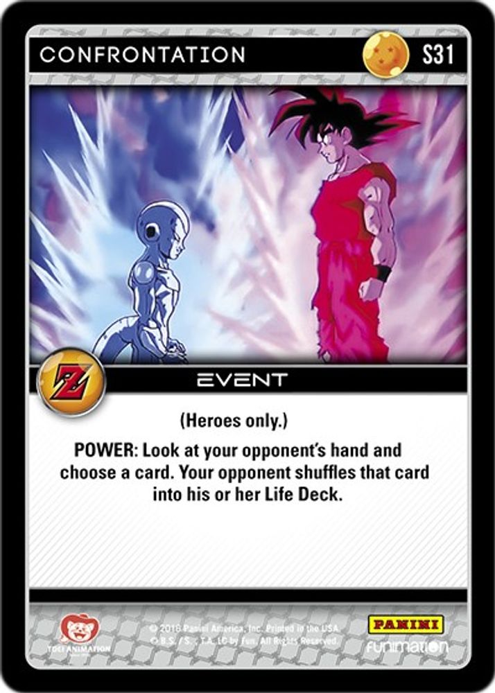 Confrontation, Standard, front