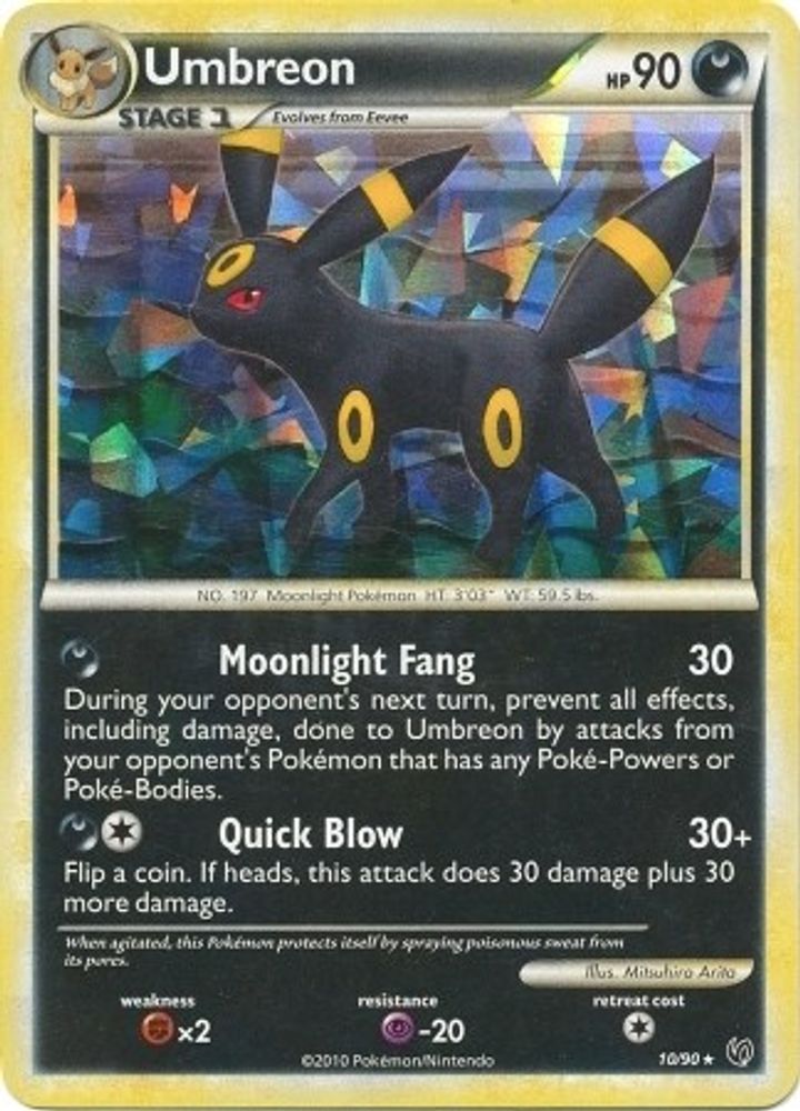 Umbreon - 10/90 (Cracked Ice Holo)