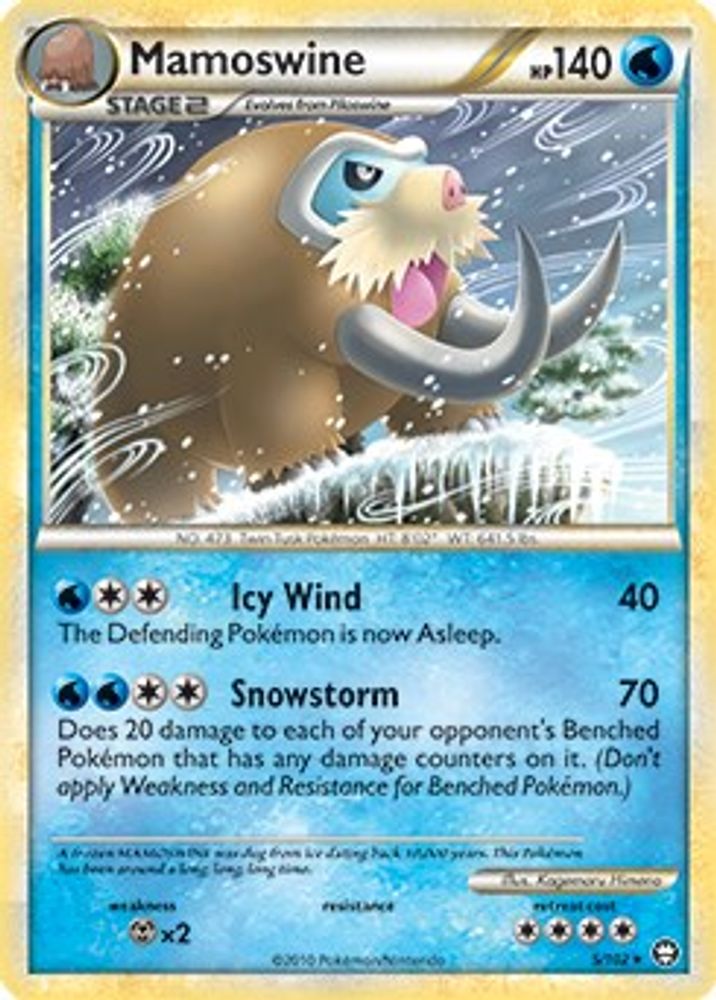 Mamoswine - 5/102 (Cracked Ice Holo)