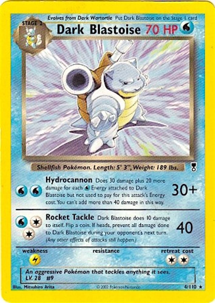 Dark Blastoise - 4/110 (WotC Legendary Collection)