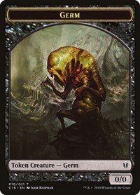Germ // Spirit (006) Double-Sided Token, Commander 2016