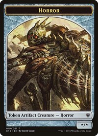 Horror // Thopter Double-Sided Token, Commander 2016