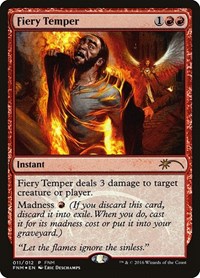 Fiery Temper, FNM Promos
