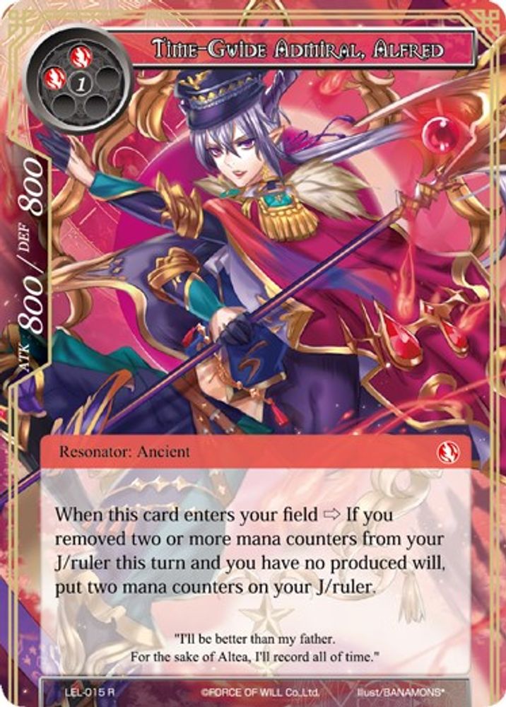 Time-Guide Admiral, Alfred, Standard, front