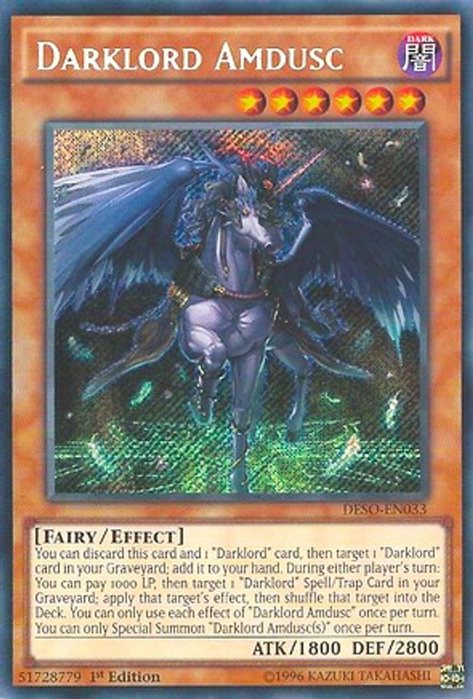 Darklord Amdusc, 1st-edition, front