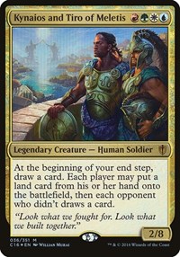 Kynaios and Tiro of Meletis (Commander 2016), Oversize Cards