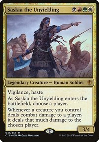 Saskia the Unyielding (Commander 2016), Oversize Cards
