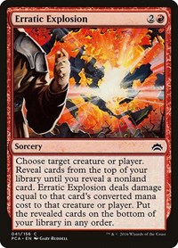 Erratic Explosion, Planechase Anthology