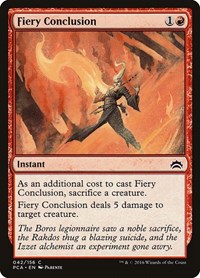 Fiery Conclusion, Planechase Anthology