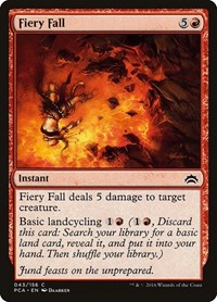 Fiery Fall, Planechase Anthology