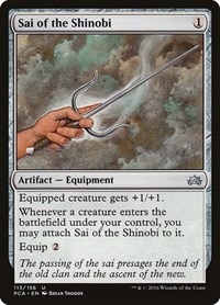 Sai of the Shinobi, Planechase Anthology