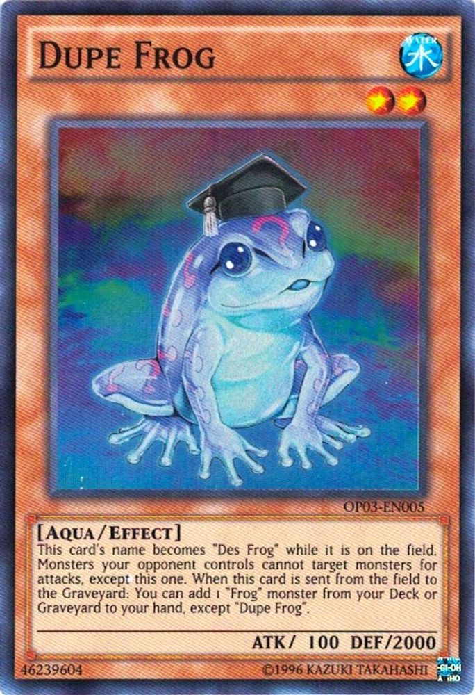 Dupe Frog, Unlimited, front