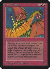 Shivan Dragon, Alpha Edition