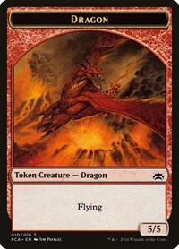Dragon // Saproling Double-Sided Token, Planechase Anthology