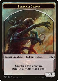 Eldrazi Spawn (002) // Eldrazi Double-Sided Token, Planechase Anthology