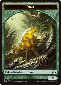 Ooze (016) // Ooze (017) Double-Sided Token, Planechase Anthology