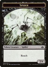 Spider // Saproling Double-Sided Token, Planechase Anthology