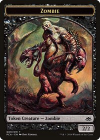 Zombie // Hellion Double-Sided Token, Planechase Anthology