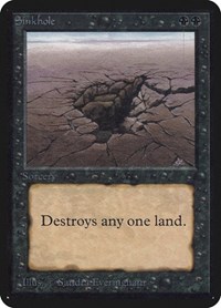 Sinkhole, Alpha Edition