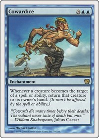 Cowardice, 9th Edition
