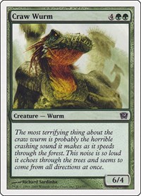 Craw Wurm, 9th Edition