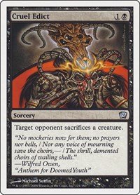Cruel Edict, 9th Edition