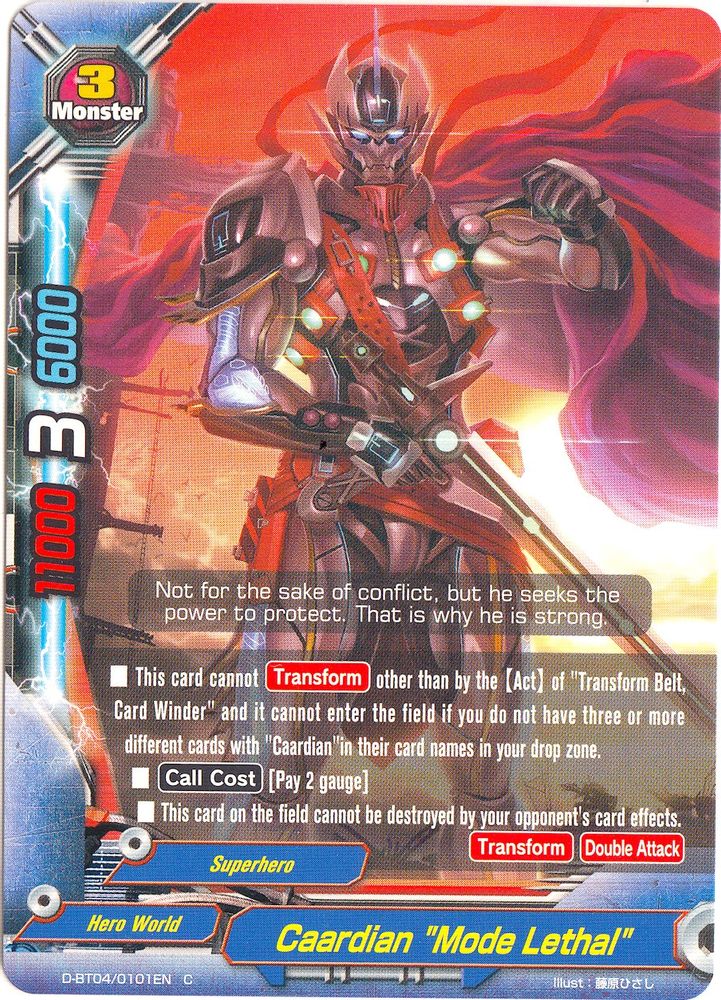 Caardian "Mode Lethal", Standard, front