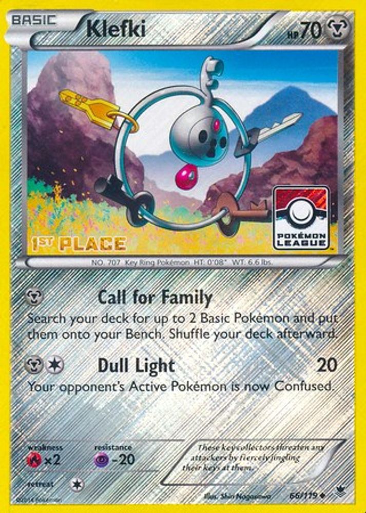 Klefki - 66/119 (Pokemon League) [1st Place]