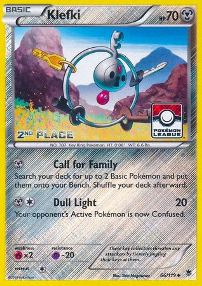 Klefki - 66/119 (Pokemon League) [2nd Place]
