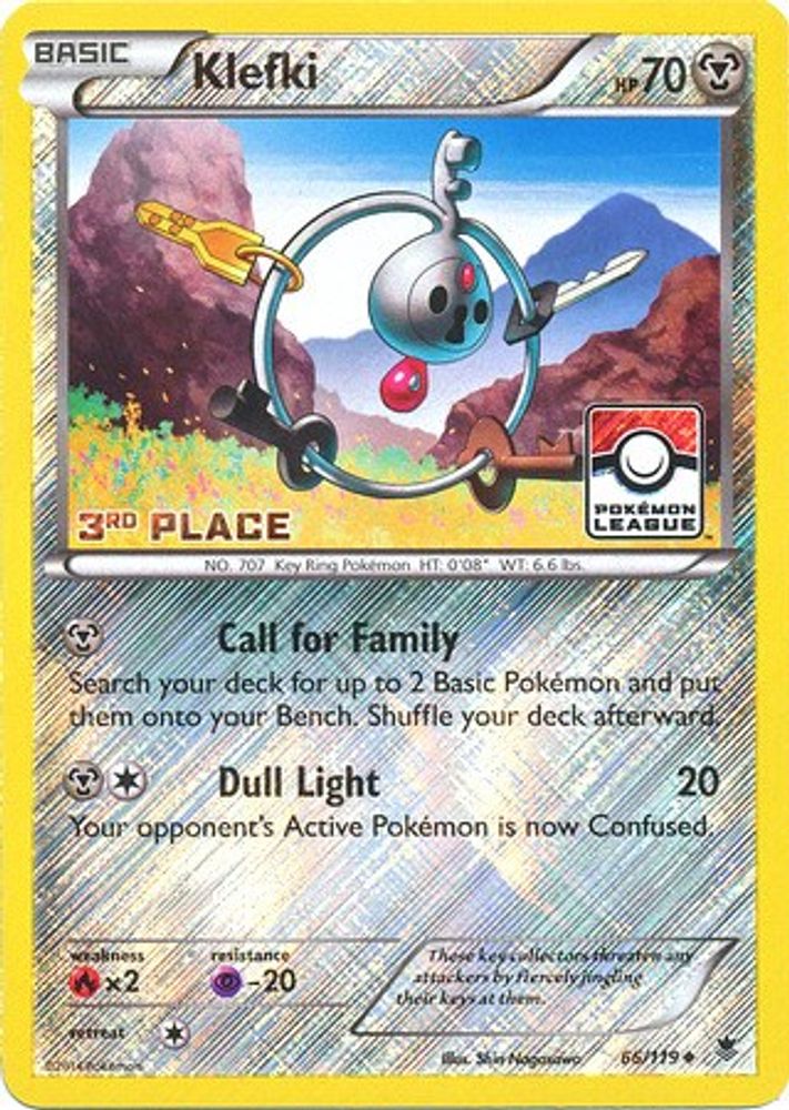 Klefki - 66/119 (Pokemon League) [3rd Place]
