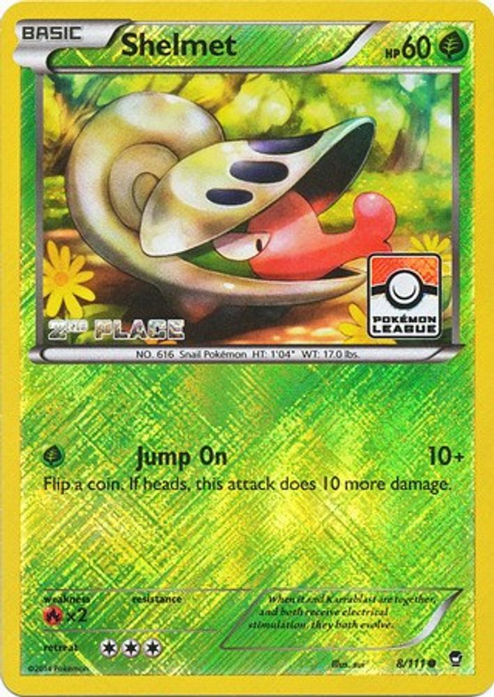 Shelmet - 8/111 (Pokemon League) [2nd Place]