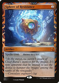 Sphere of Resistance, Masterpiece Series: Kaladesh Inventions