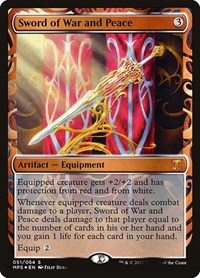 Sword of War and Peace, Masterpiece Series: Kaladesh Inventions
