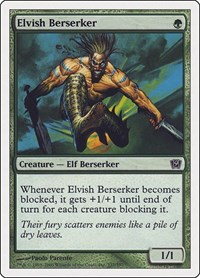 Elvish Berserker, 9th Edition