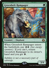 Greenbelt Rampager, Aether Revolt