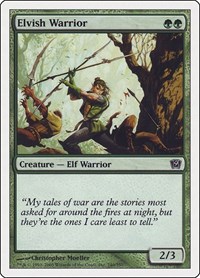 Elvish Warrior, 9th Edition