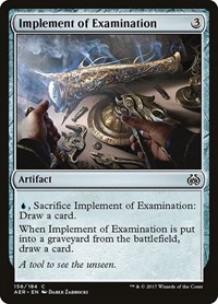 Implement of Examination, Aether Revolt