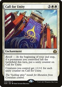 Call for Unity, Aether Revolt