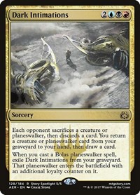 Dark Intimations, Aether Revolt