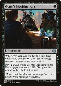 Gonti's Machinations, Aether Revolt