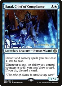 Baral, Chief of Compliance, Prerelease Cards