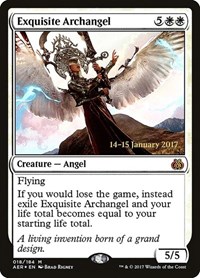 Exquisite Archangel, Prerelease Cards
