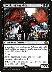 Herald of Anguish, Prerelease Cards