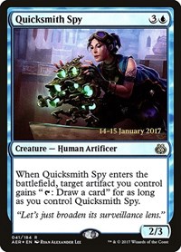 Quicksmith Spy, Prerelease Cards