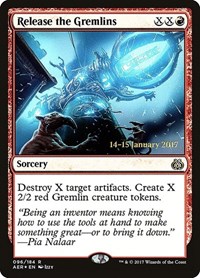 Release the Gremlins, Prerelease Cards